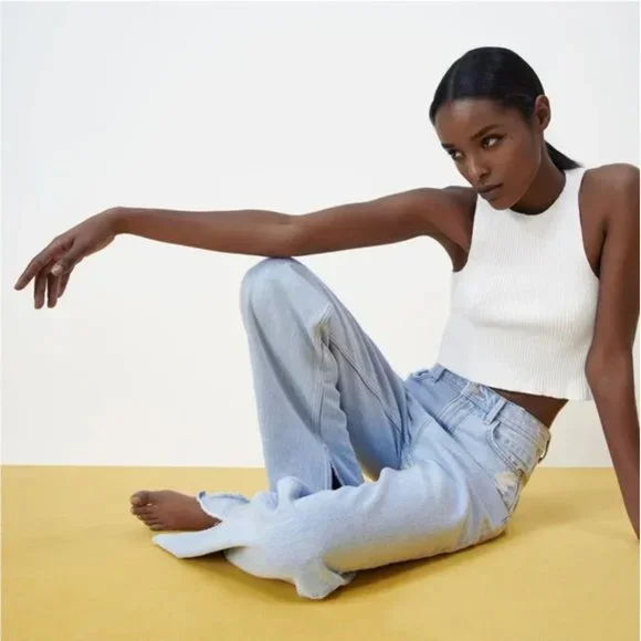 Zara Ribbed Top L - Picture 3 of 8